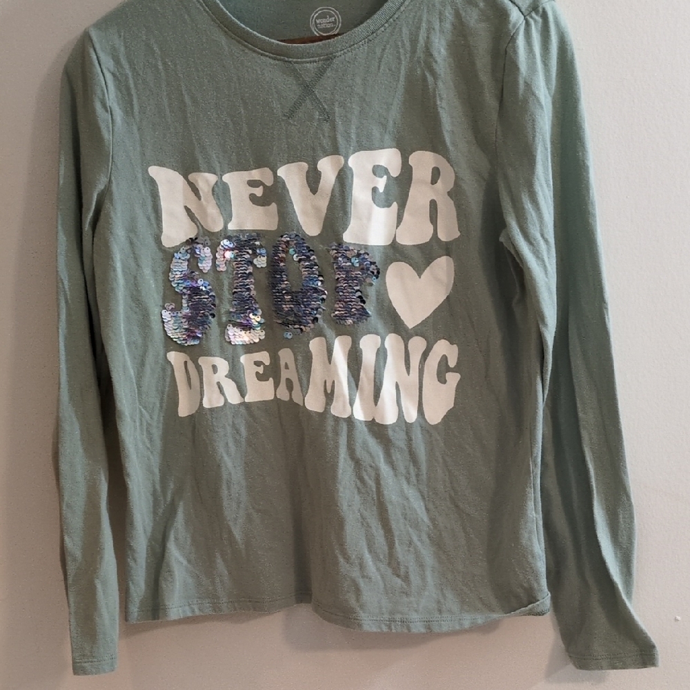 Never stop Dreaming Sequin Top